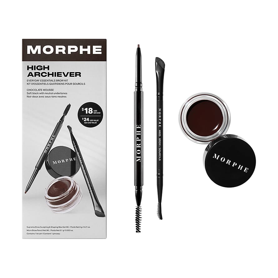 Morphe High Archiever Everyday Essentials Brow Kit Chocolate Mousse
