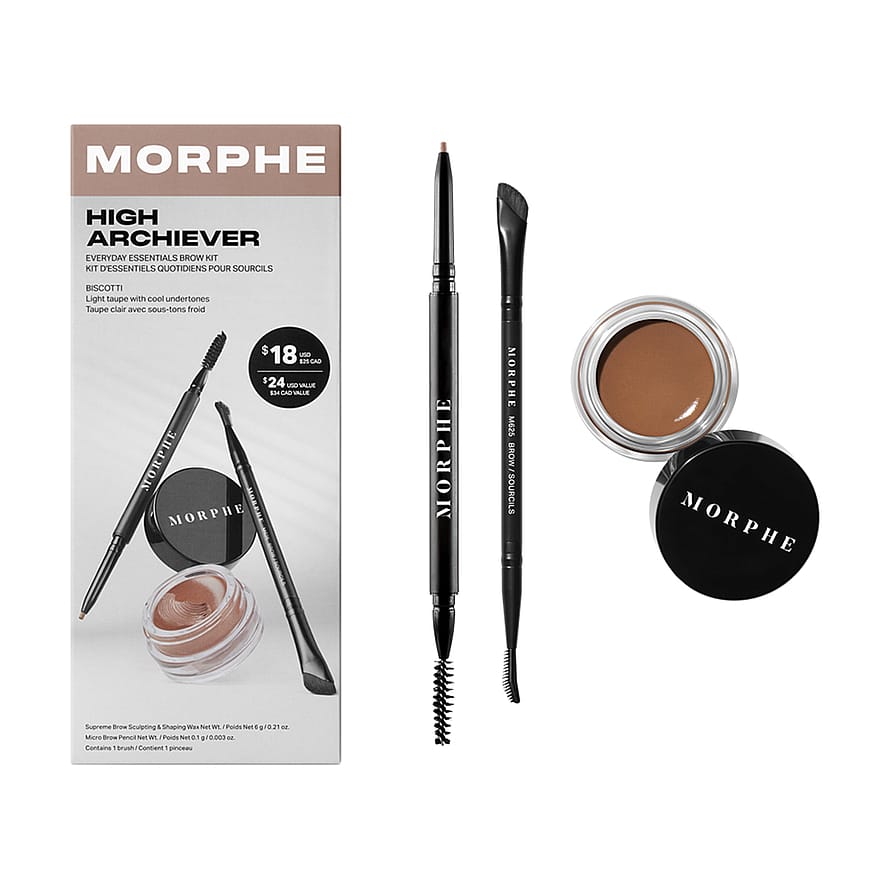 Morphe High Archiever Everyday Essentials Brow Kit Biscotti
