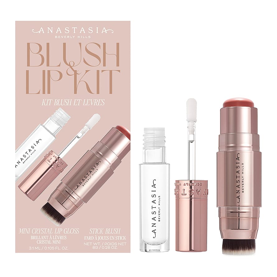 Anastasia Beverly Hills Stick Blush & Mini Lipgloss Kit Gift Box