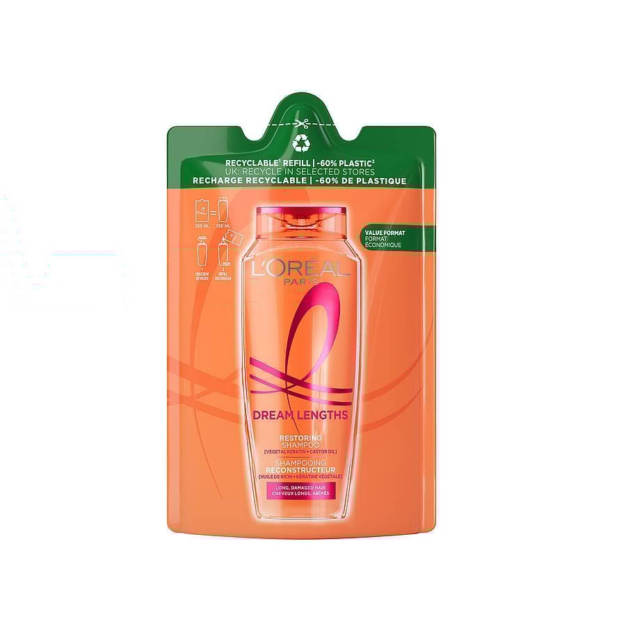 L'Oréal Paris Elvital Dream Length Shampoo Refill 250 ml