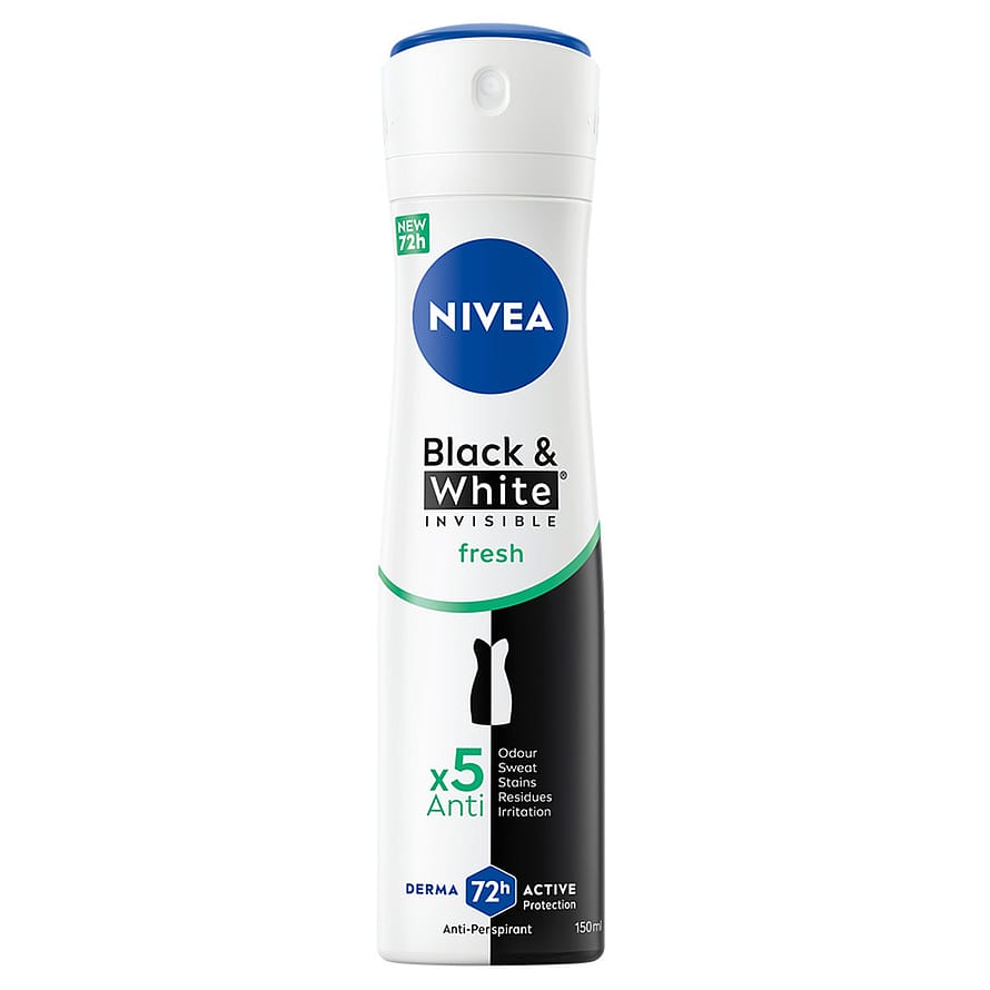 NIVEA Black & White Fresh Spray 150 ml