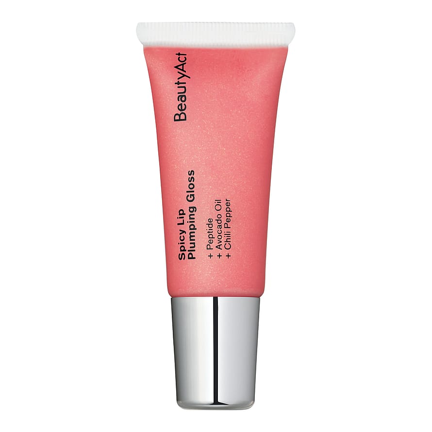 BeautyAct Spicy Lip Plumping Gloss Ginger Spice Glitter
