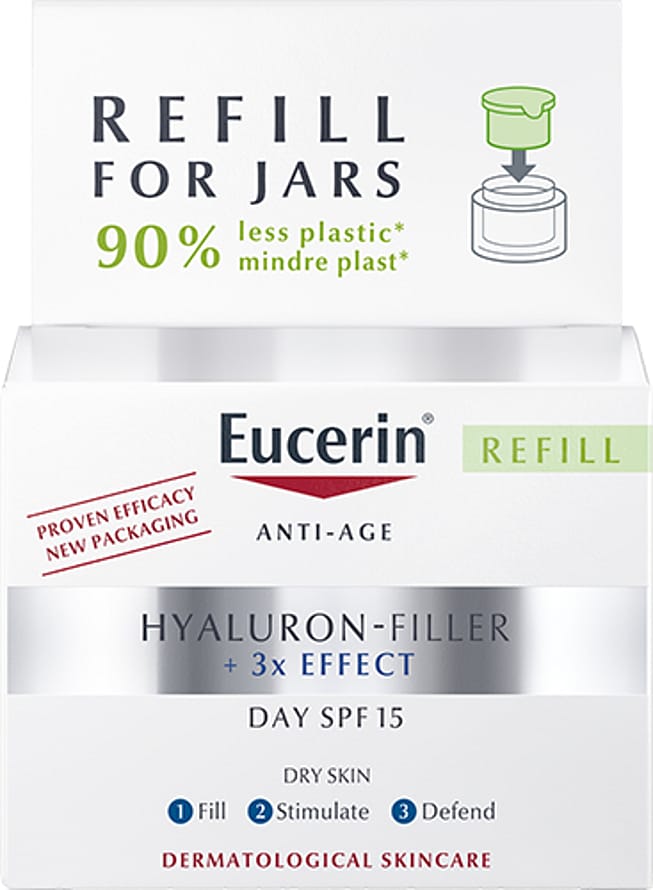 Eucerin Hyaluron-Filler +3x Effect Day Cream SPF15 Refill 50 ml