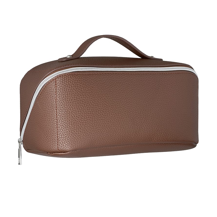 KICKS Beauty Large Beauty Bag Brown