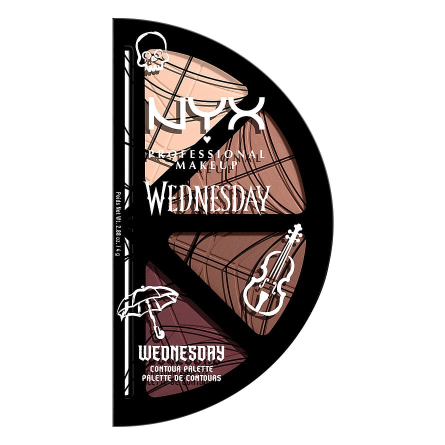 NYX PROFESSIONAL MAKEUP Wednesday Stained Glass Contour Palette