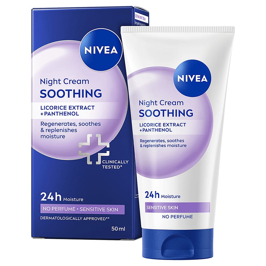 NIVEA Sensitive Night Cream Tube 50 ml