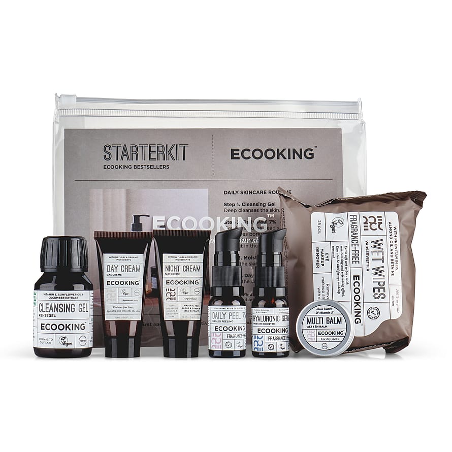 Ecooking Starter Kit - Skincare Fragrance Free With Wet Wipes