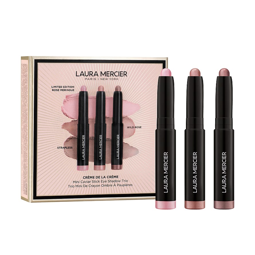 Laura Mercier Crème de la Crème Mini Caviar Stick Eyeshadow Trio Gift Box