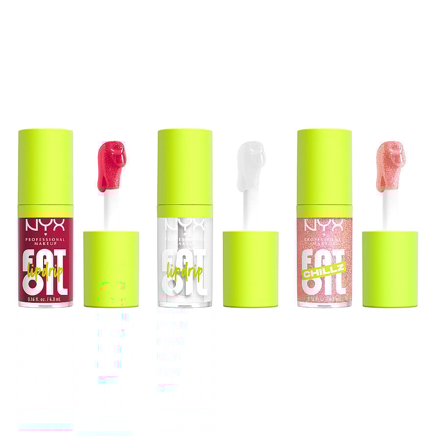 NYX PROFESSIONAL MAKEUP Fat Oil Lip Drip Gloss Trio Kit