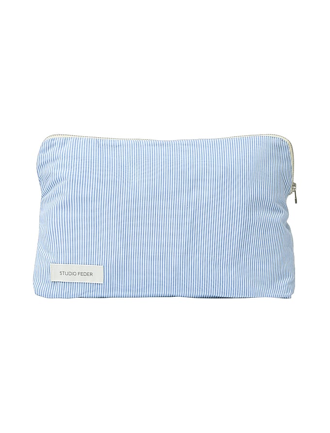 Studio Feder Celia Toiletry Bag Milk Stripe