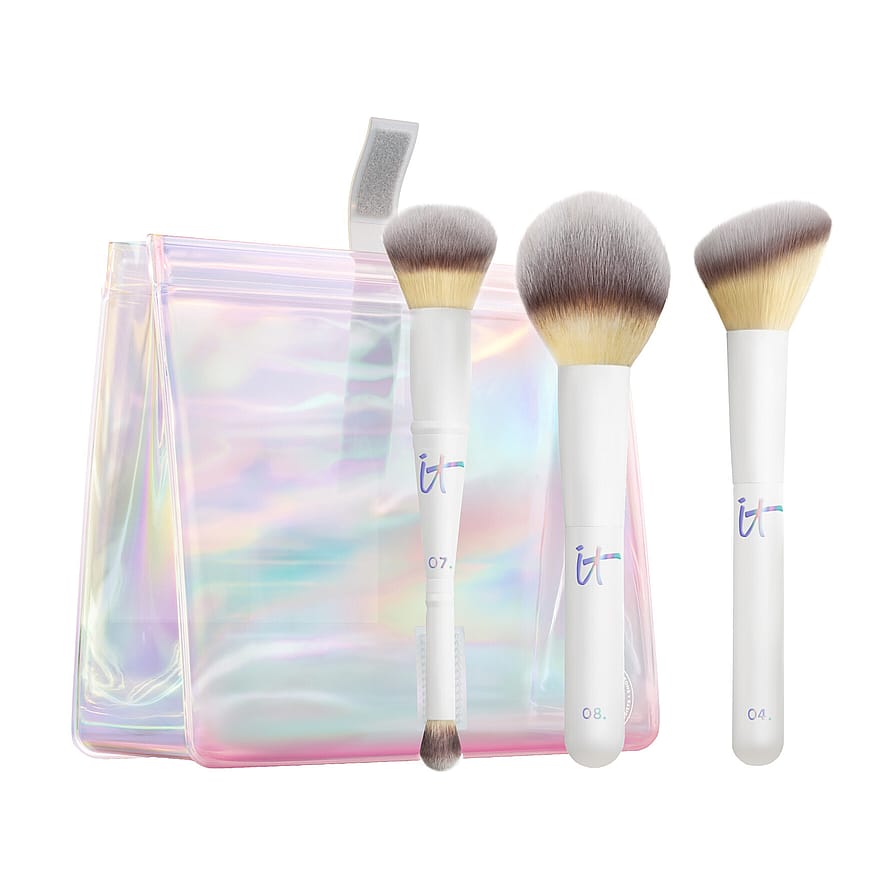 IT Cosmetics Unwrap Your Creativity - Limited Edition Face Brush Trio & Luxe Case