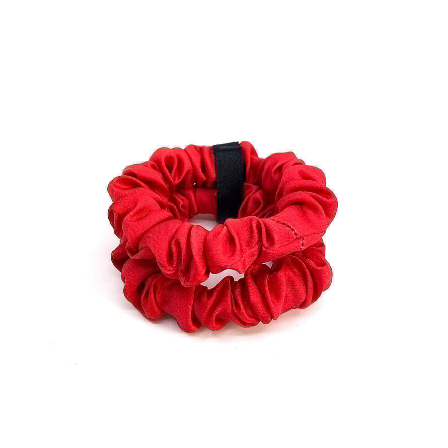 PIPOL'S BAZAAR Delize De Luxe Scrunchie 2-pack Red