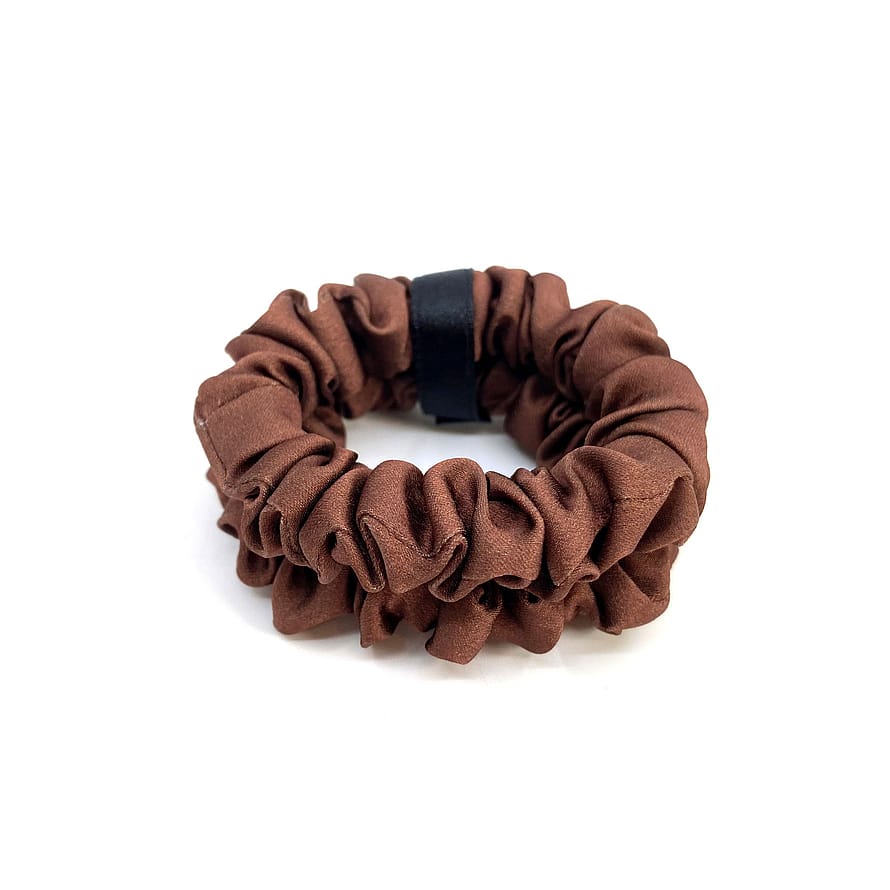 PIPOL'S BAZAAR Delize De Luxe Scrunchie 2-pack Brown