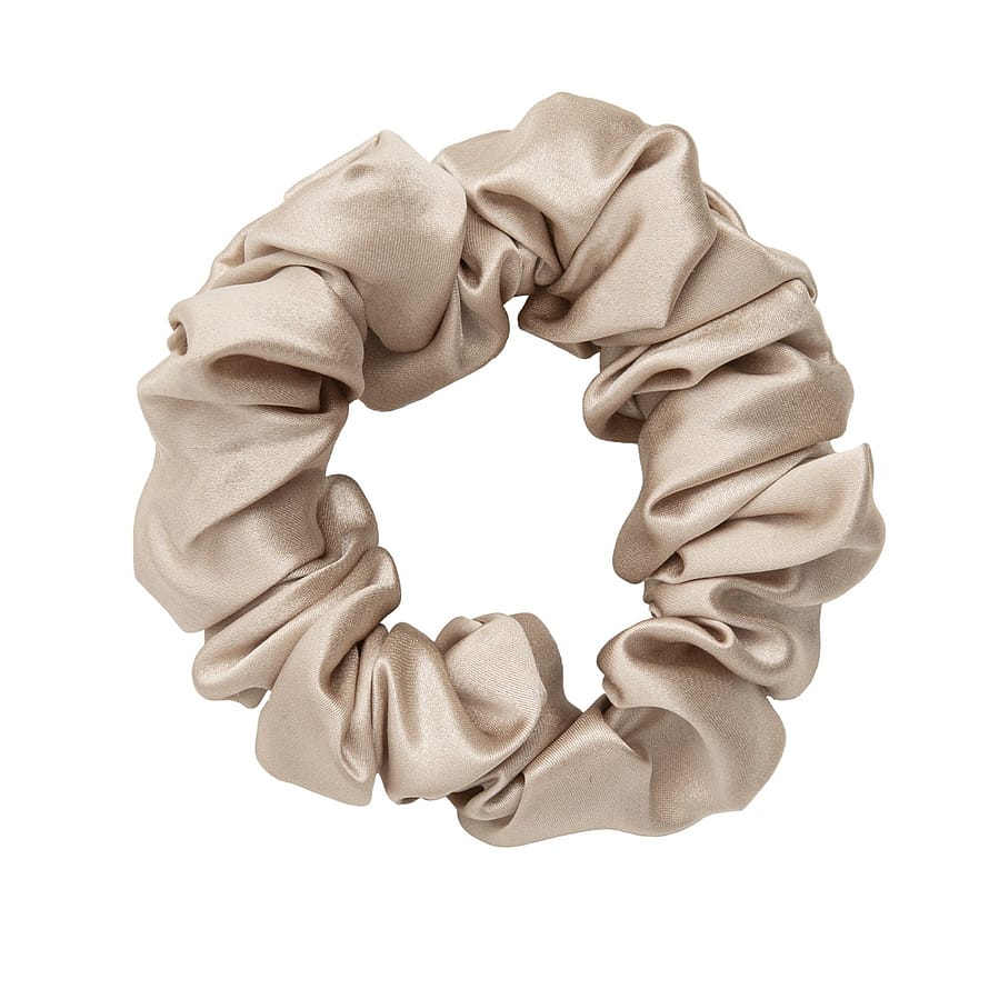 ByBarb Silk Scrunchie Beige