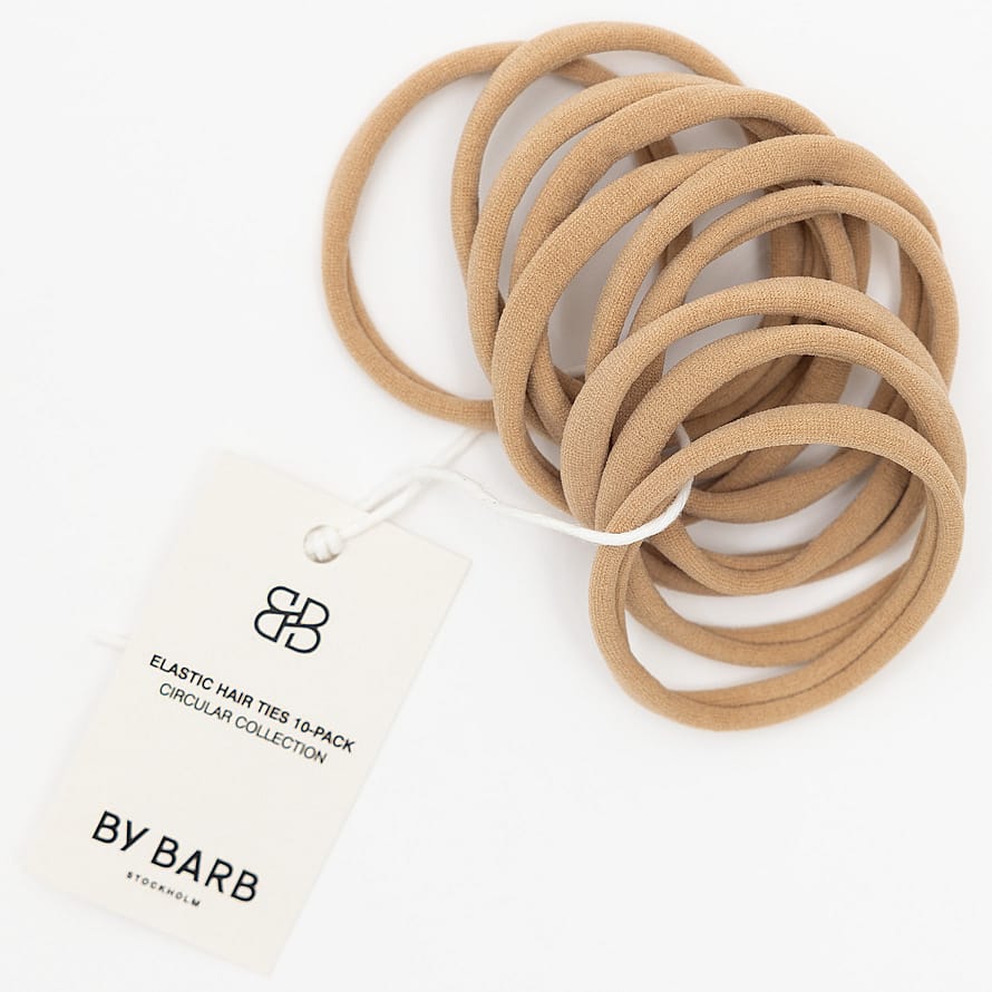 ByBarb Circular Collection Hair Tie Beige