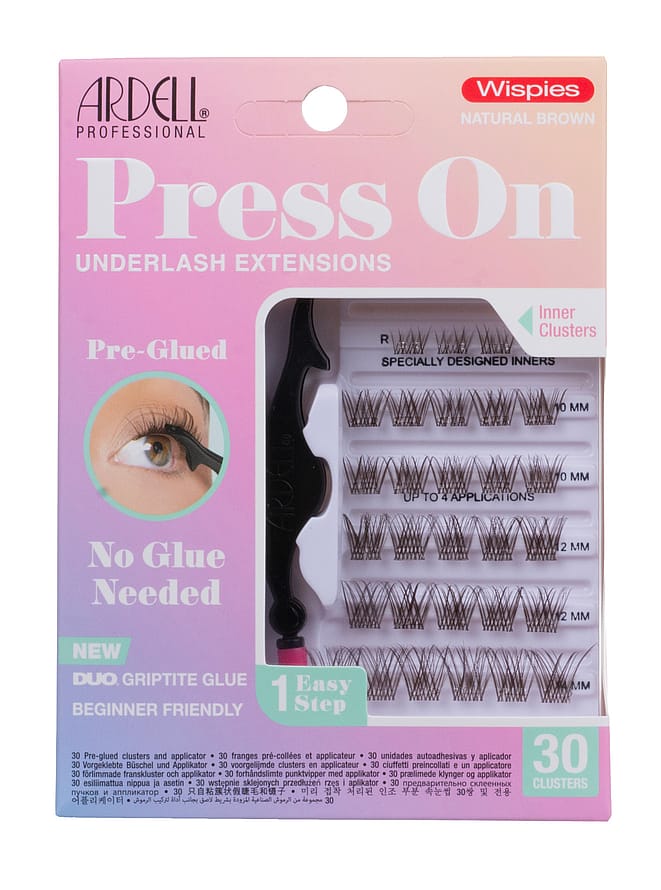 Ardell Press On Underlash Extensions Wispies Natural Brown Ardell Press On Underlash Extensions Wispies Natural Brown