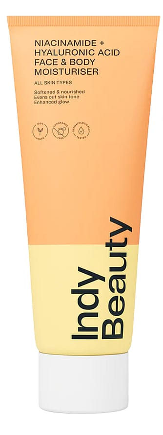 Indy Beauty Niacinamide & Hyaluronic Acid Face & Body Moisturiser 200 ml