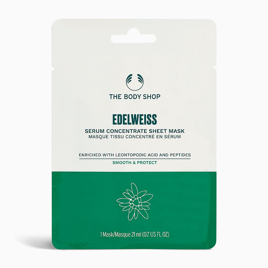 THE BODY SHOP Edelweiss Serum Concentrate Sheet Mask 21 ml