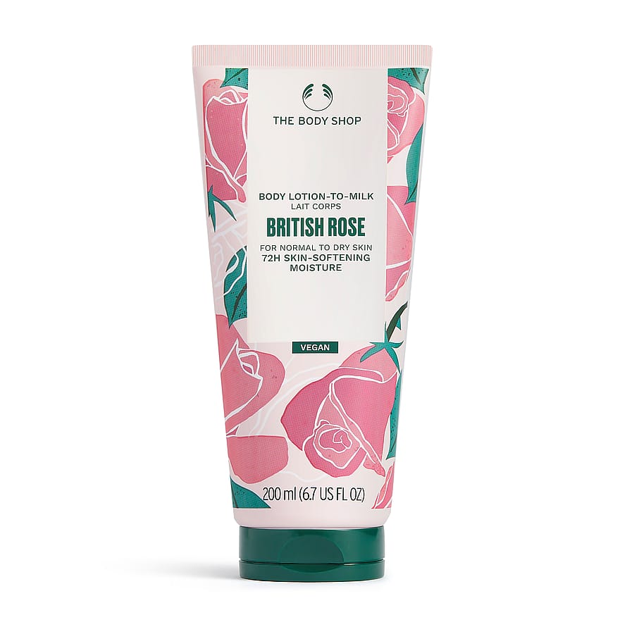 THE BODY SHOP British Rose Lotion-to-Milk 200 ml