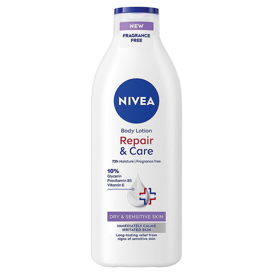 NIVEA Nivea Body Lotion Repair & Care Fragrance Free 400 ml
