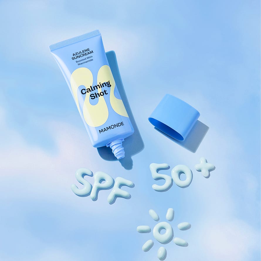 Mamonde Calming Shot Azulene Sun Cream SPF50+ 35 ml