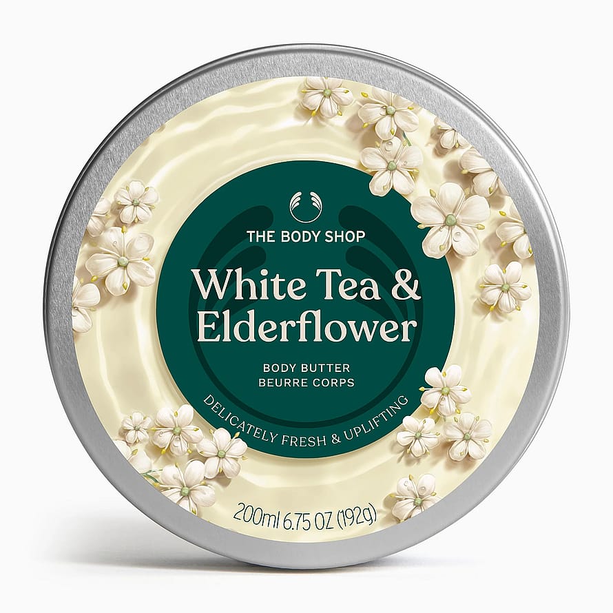 THE BODY SHOP BODYSH White Tea & Elderflower Body Butter 200 ml