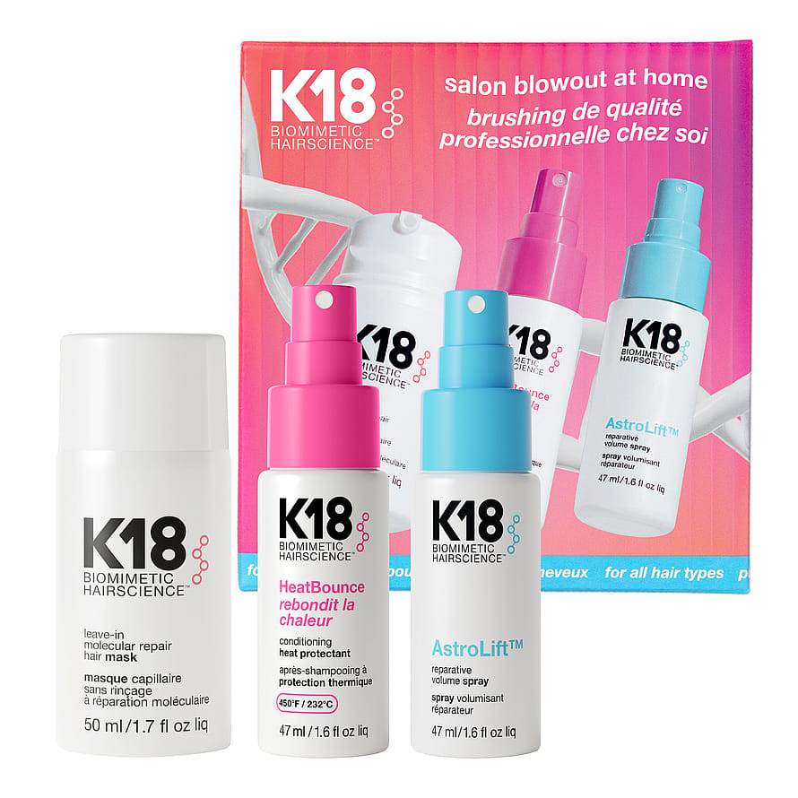 K18 Salon Blowout At Home Kit Gift Box 144 ml