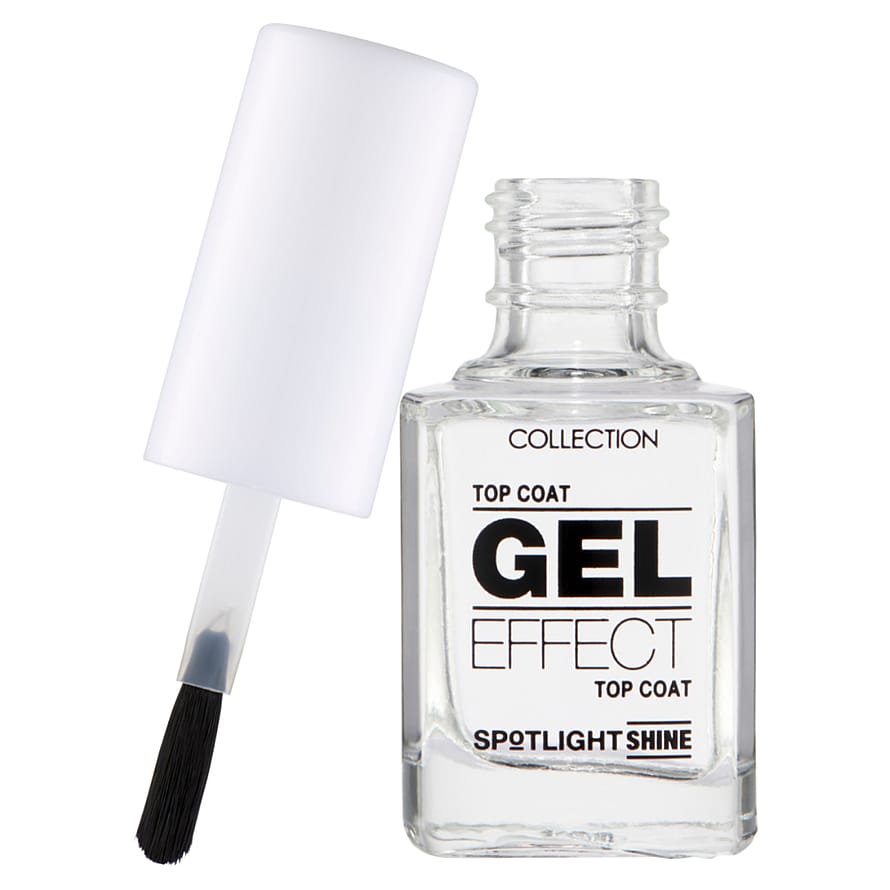 COLLECTION Collection Spot Shine Nail Polish Gel Effect White Out Top Coat