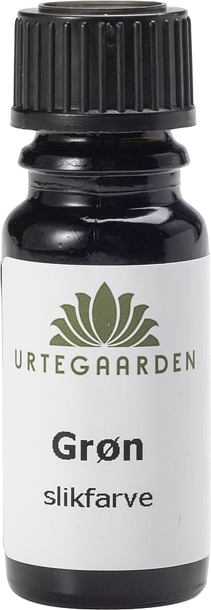 Urtegaarden Grøn slikfarve 10 ml