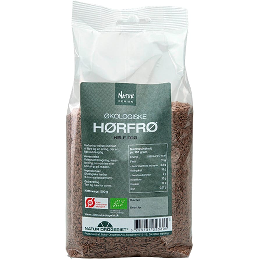 Natur Drogeriet Hørfrø brune Ø 1 kg