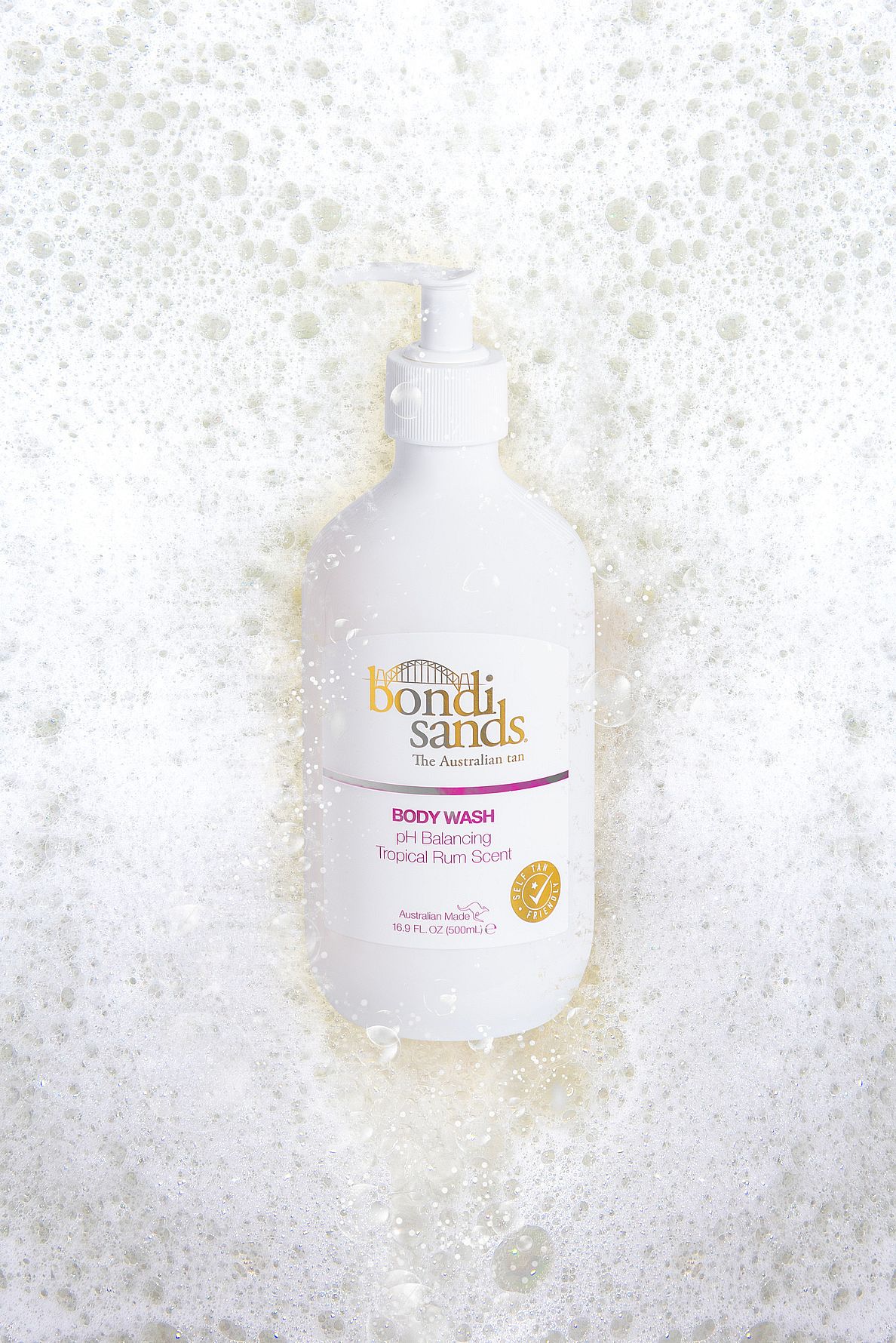 Køb Body Wash Tropical Rum Scent 500 ml fra Bondi Sands Matas