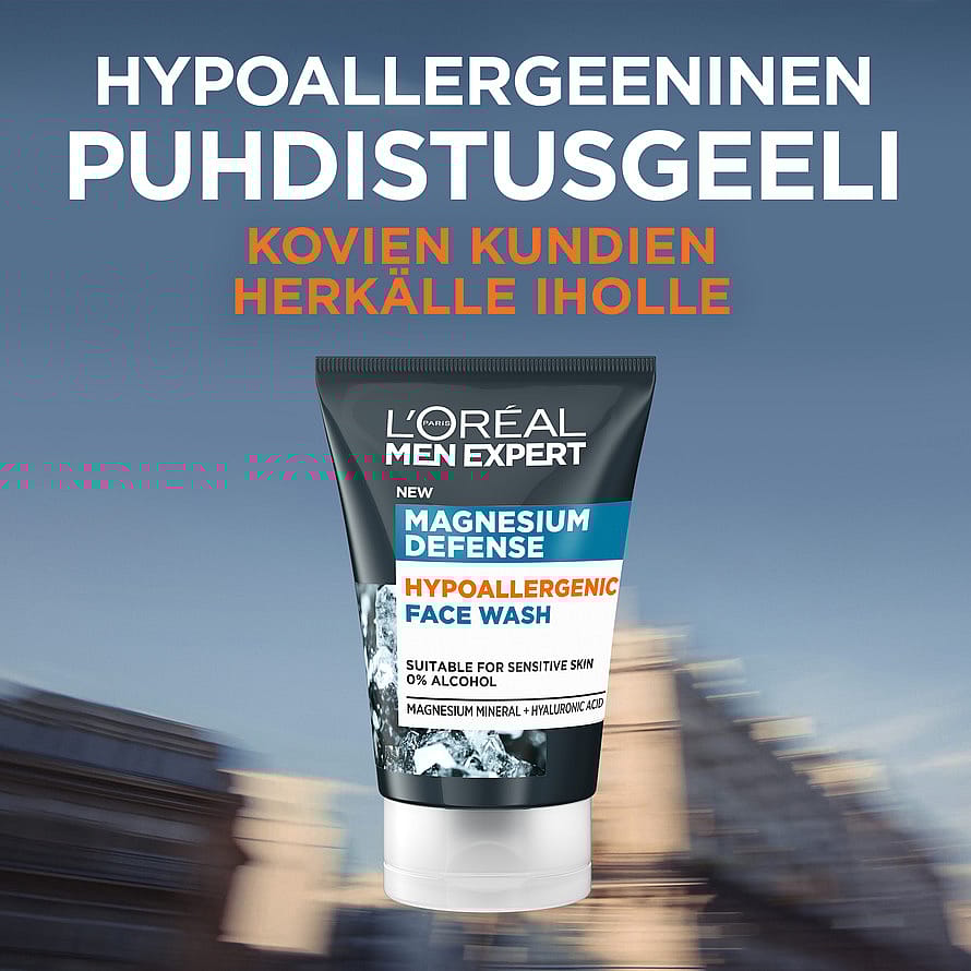 Men Expert Magnesium Defence Hypoallergenic Face Wash