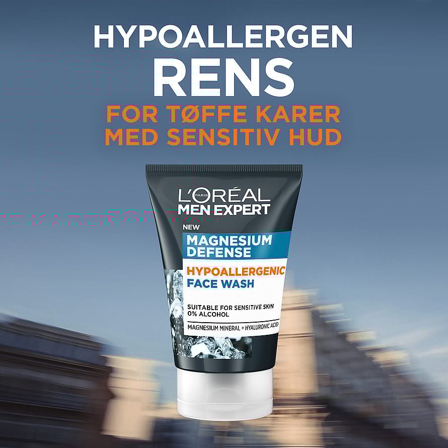Men Expert Magnesium Defence Hypoallergenic Face Wash