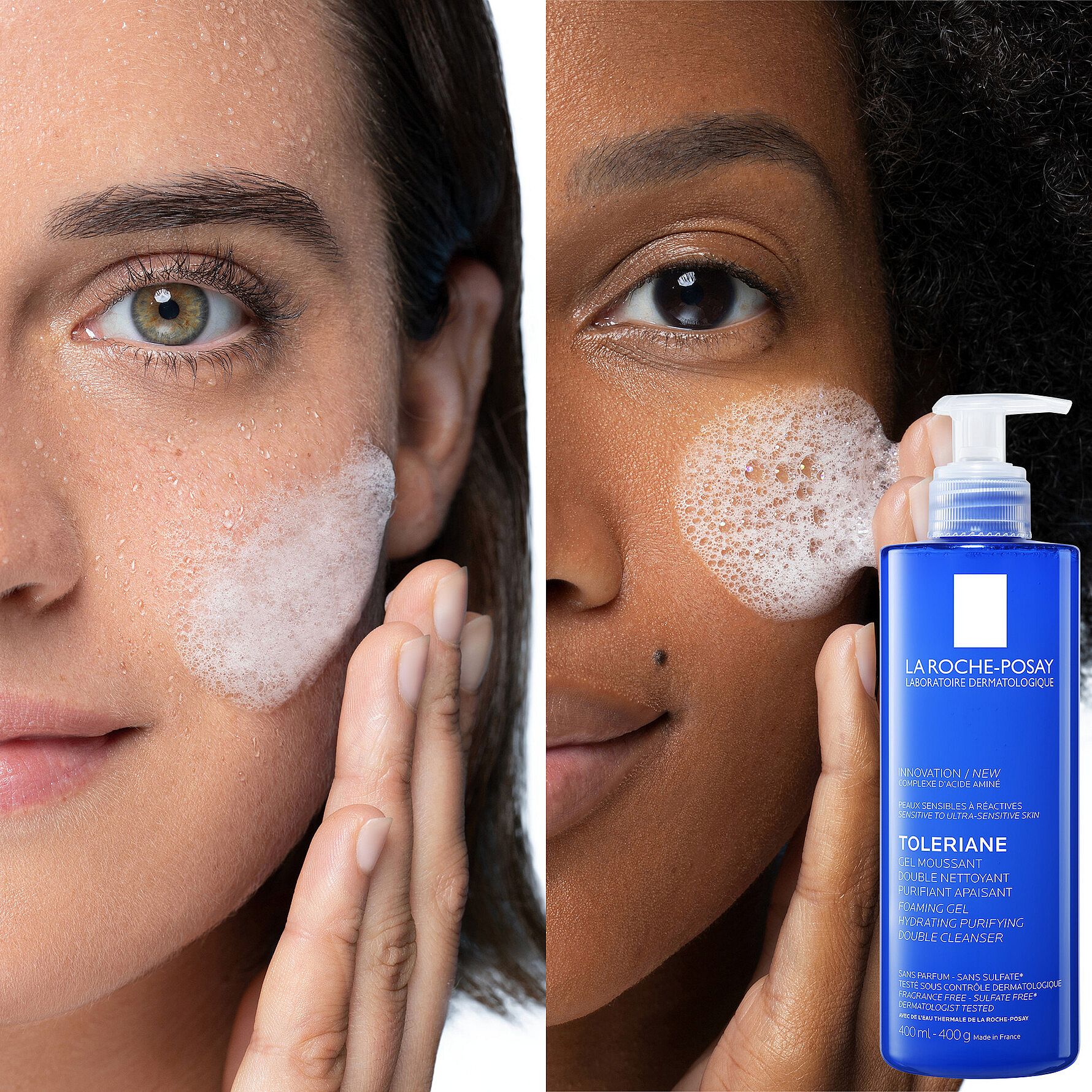 Toleriane 2-In-1 Foaming Cleanser