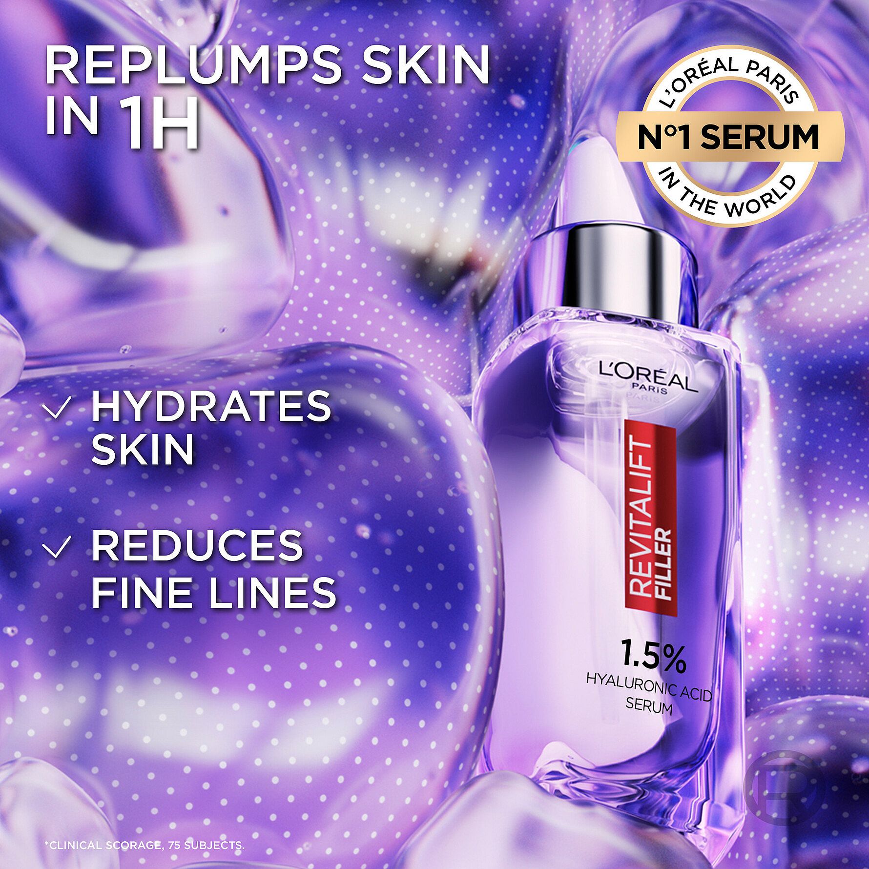Revitalift Filler 1,5% Hyaluronic Acid Serum for Normal Skin