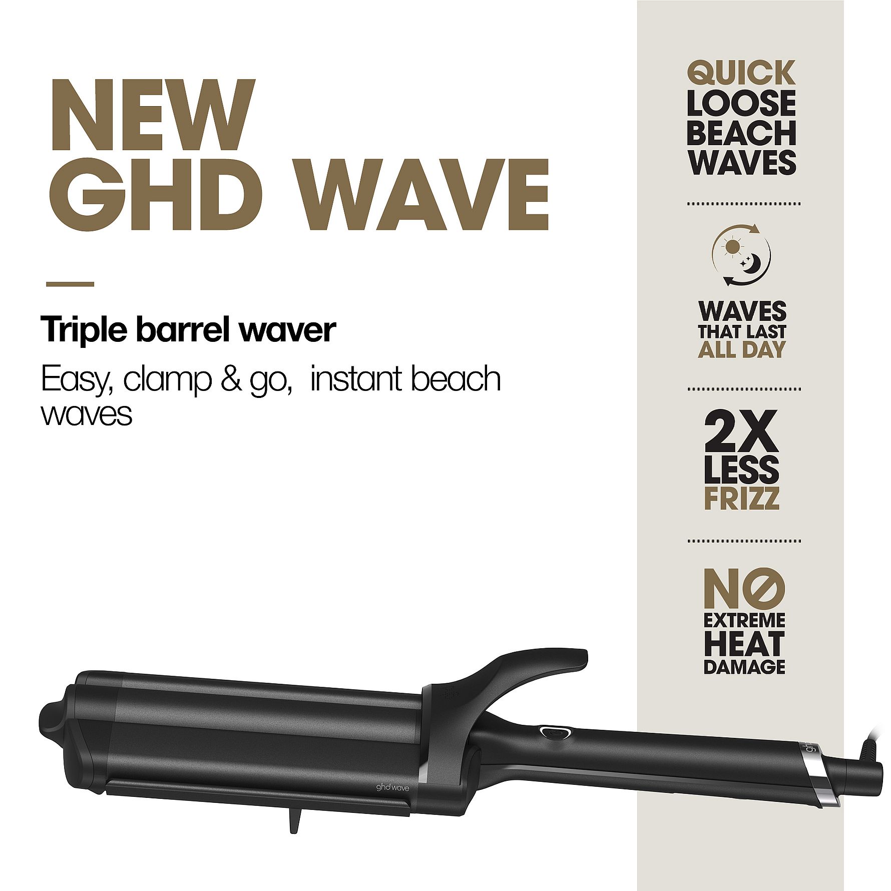 Professional Triple Barrel Waver