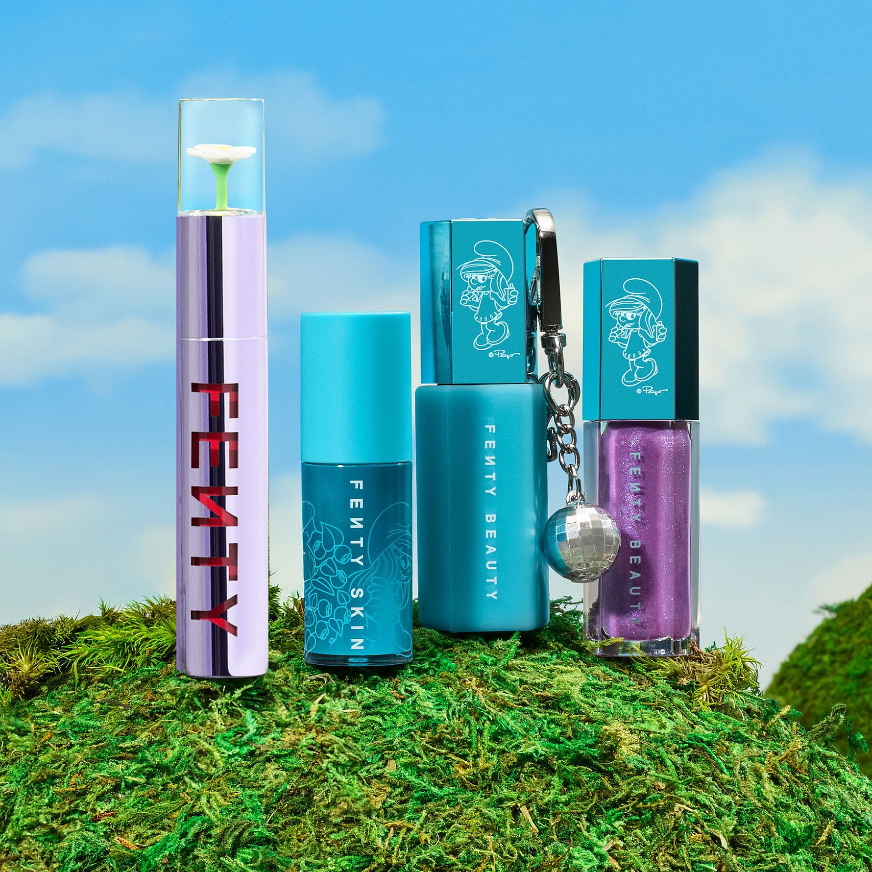 Limited Edition Smurfette Smooches Lip Essentials Duo & Keychain