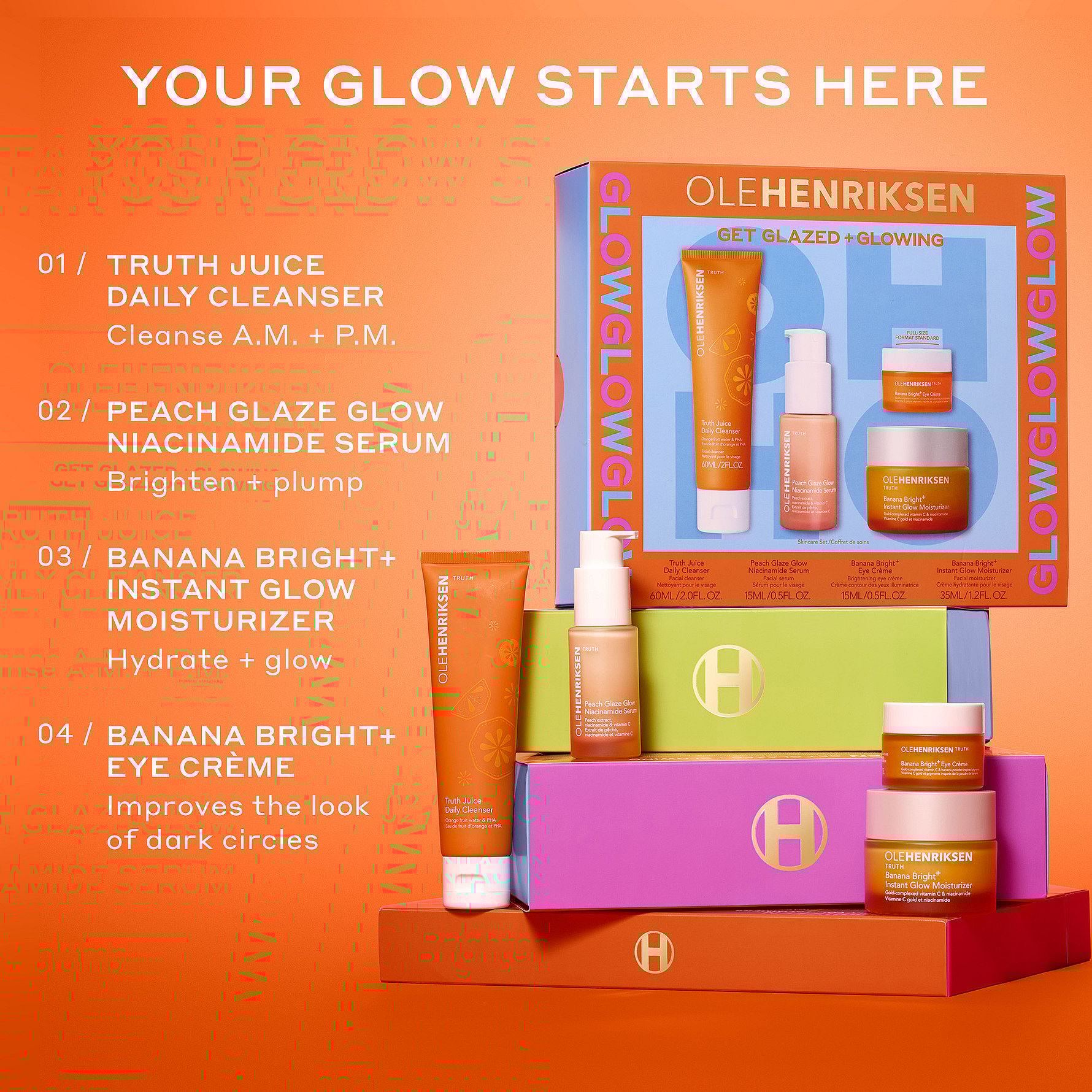 Get Glazed + Glowing Gift Set