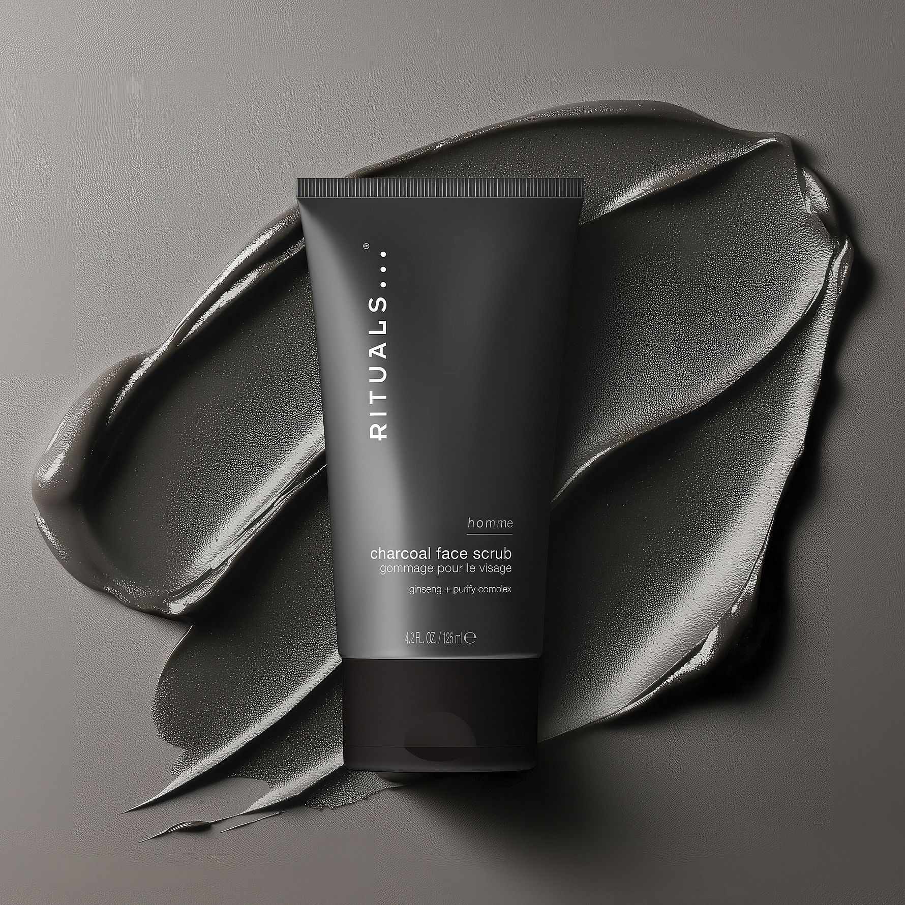 Homme Charcoal Face Scrub