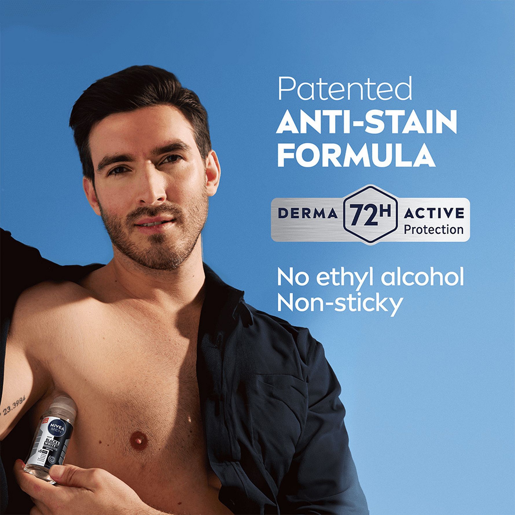 Black & White Original Roll On For Men