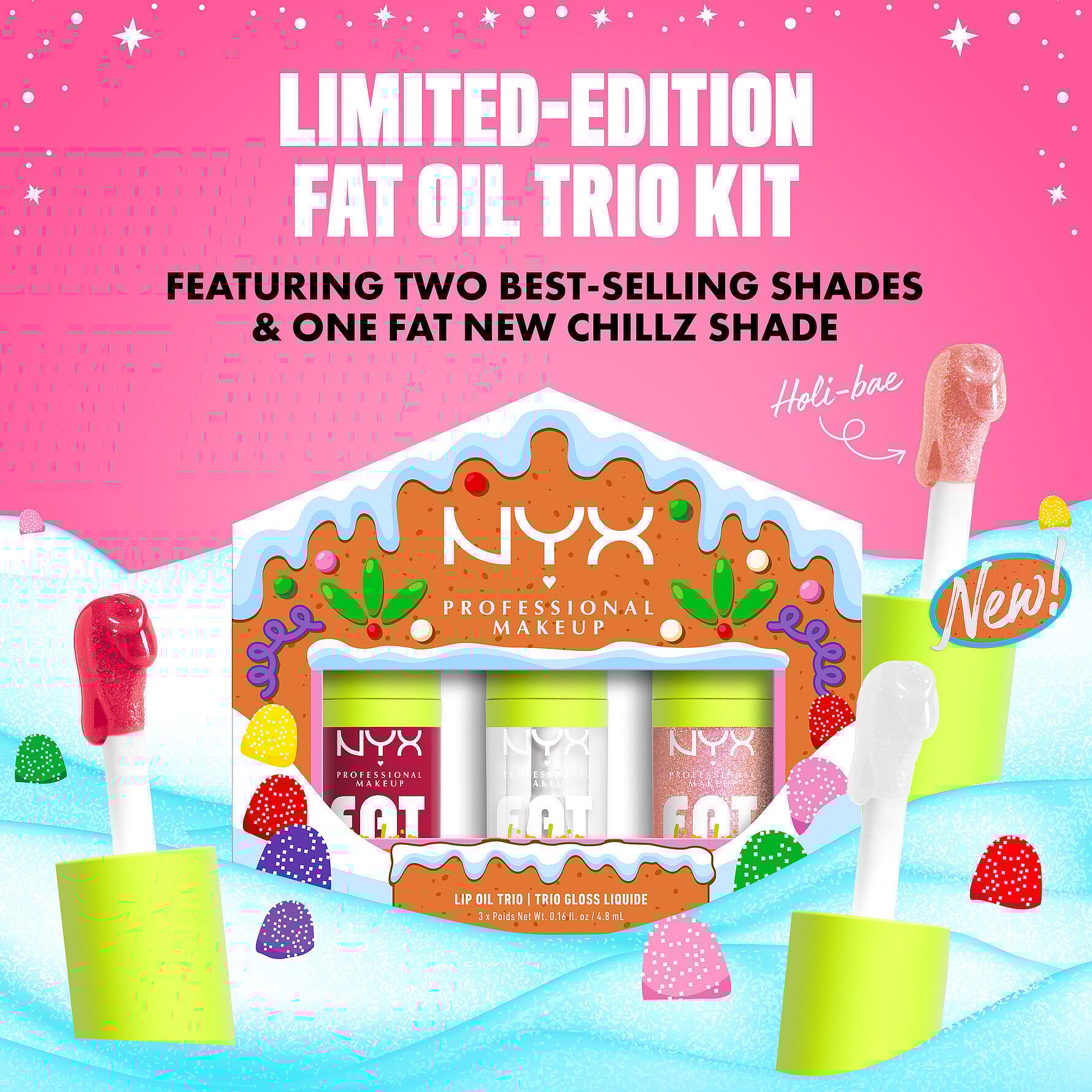 Fat Oil Lip Drip Gloss Trio Kit