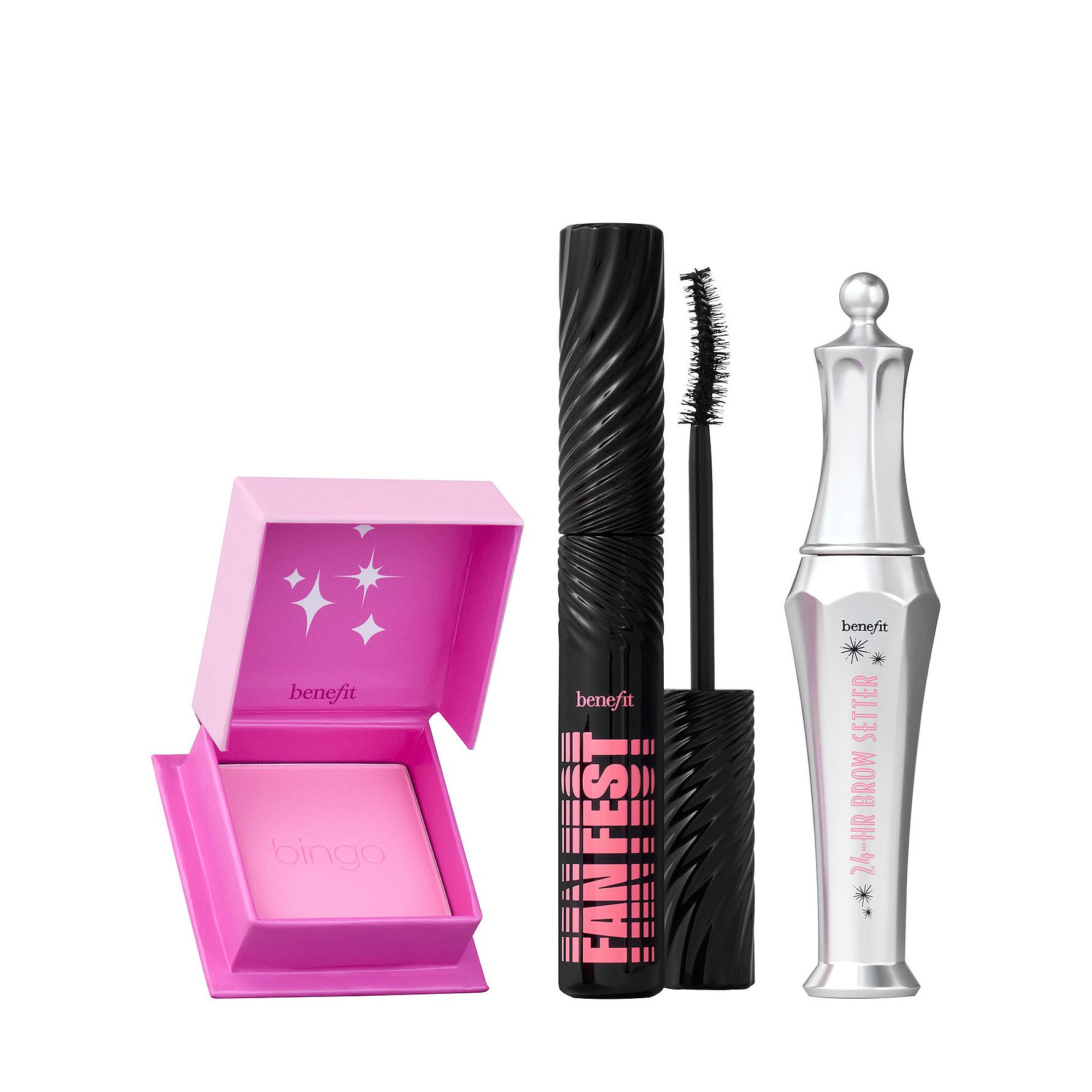 Benebingo - Mascara, Brow Gel & Limited-Edition Blush Christmas Beauty Set
