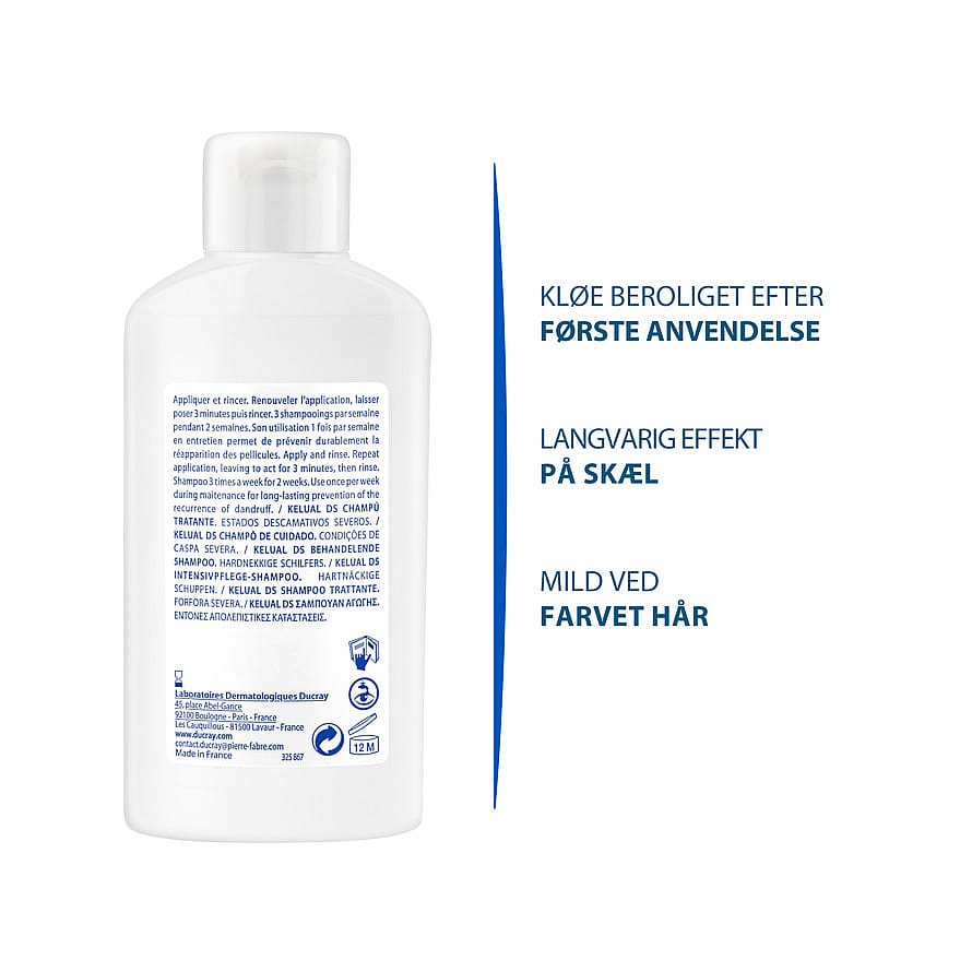 Køb Kelual DS Anti-Dandruff Treatment Shampoo 100 ml fra Ducray - Matas