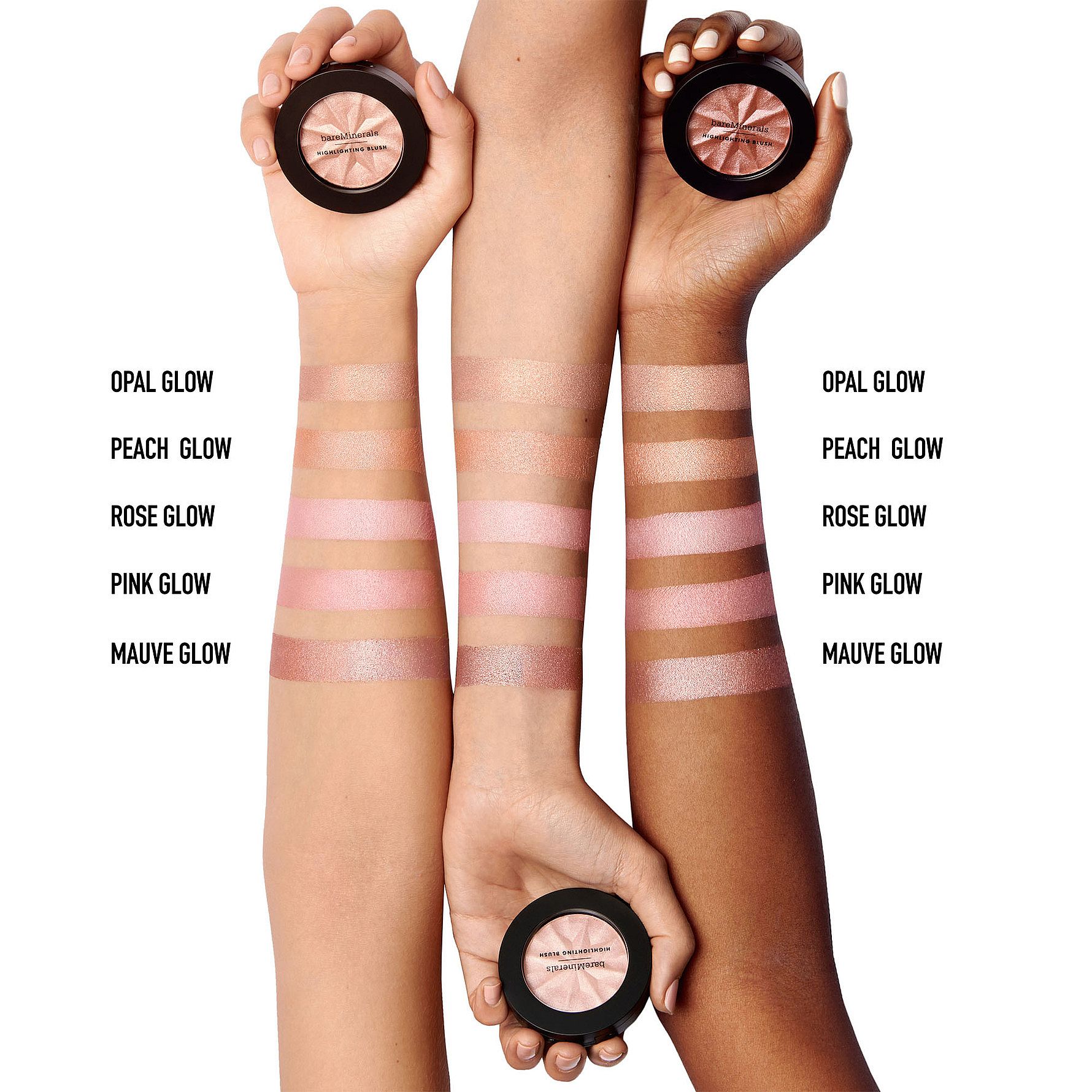 Bare Minerals GEN NUDE Highlighting Blush Pink Glow – 3,8 G, Natürlich Schimmerndes Rouge Für Wangen