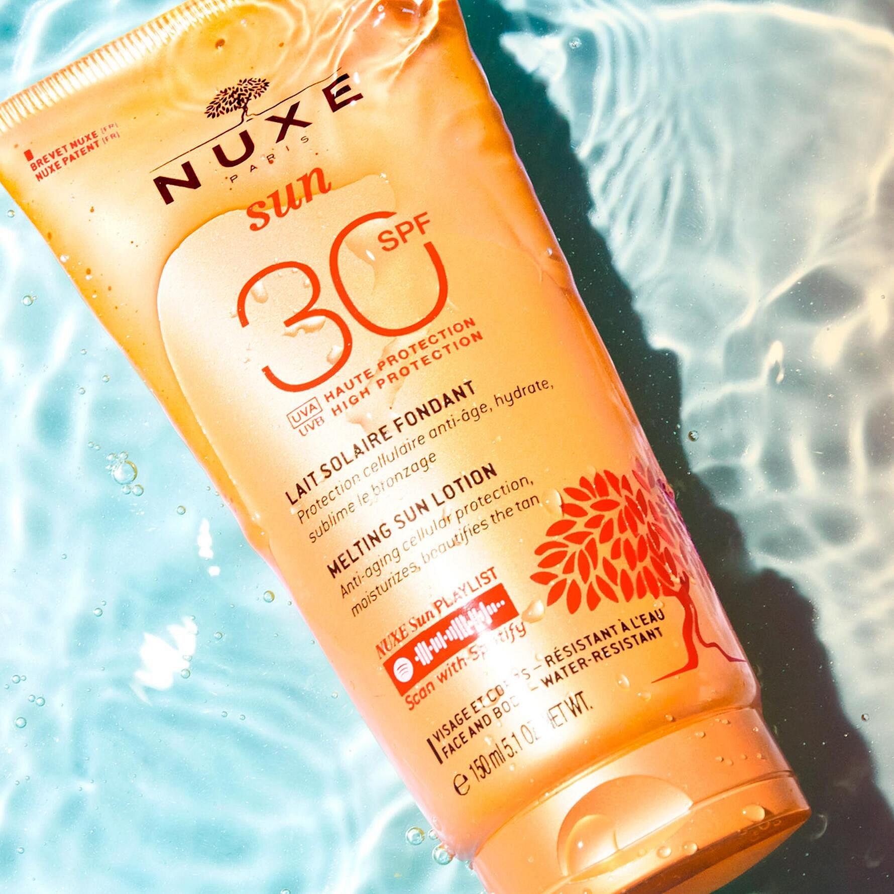 Køb Delicious Face & Body Creme SPF 30 150 ml fra Nuxe - Matas