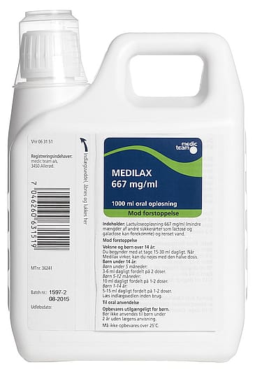 Medilax 667 mg/ml, oral opløsning 1000 ml