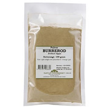 Burrerod pulver 100 g