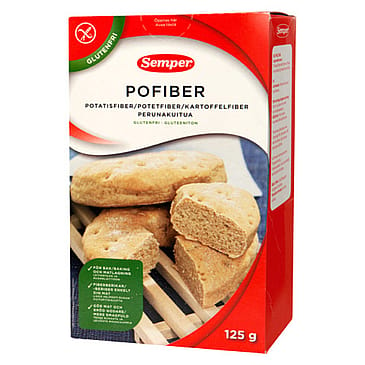 Pofiber glutenfri Semper kartoffelfiber 125 g 125 g