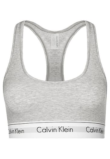 Calvin Klein Undertøj Modern Cotton Bralette Grey Grå S