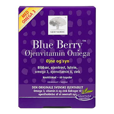 New Nordic Blue Berry Omega 3 60 kaps.